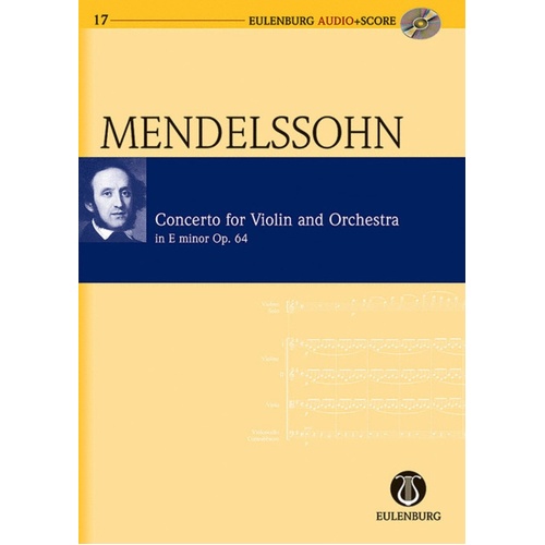Violin Concerto Op 64 E Min Book/CD Book