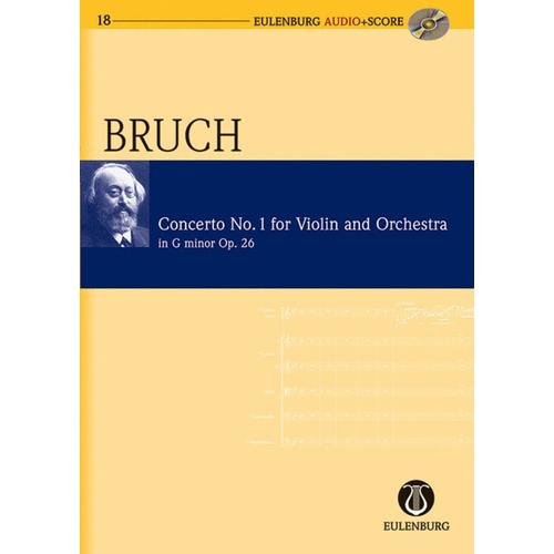Violin Concerto No 1 G Min Op 26 Book/CD Book