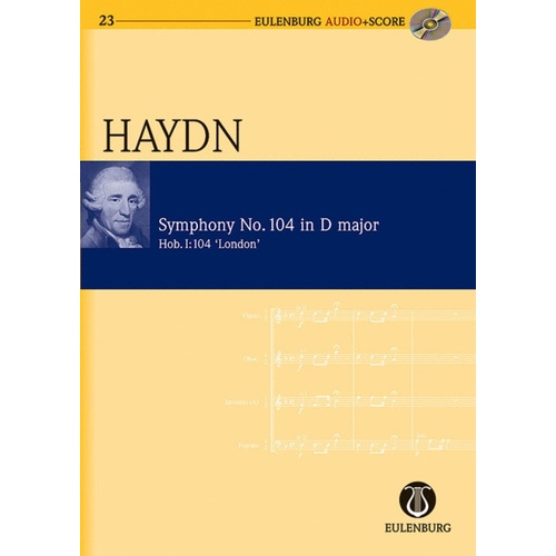 Haydn - Symphony No 104 D London Study Score Book/CD