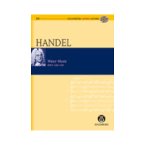Water Music HWV 348-350 Study Score with CD