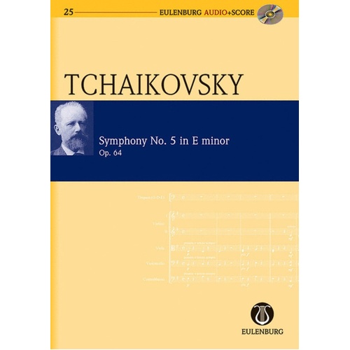 Symphony No 5 Op 64 E Min Book/CD Book