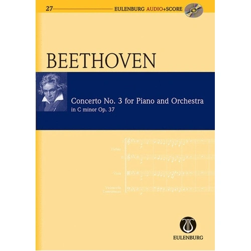 Beethoven - Piano Concerto No 3 Op 37 Study Score with CD