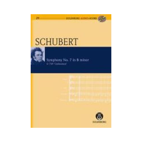 Symphony No 7 in B Minor D759 Unfinished Study Score Book/CD