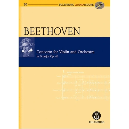 Beethoven - Violin Concerto in D Op. 61 Study Score with CD