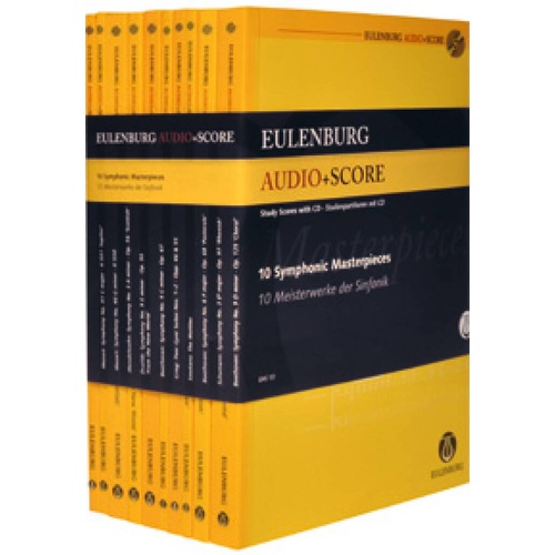 10 Symphonic Masterpieces Study Score Set - Eulenburg