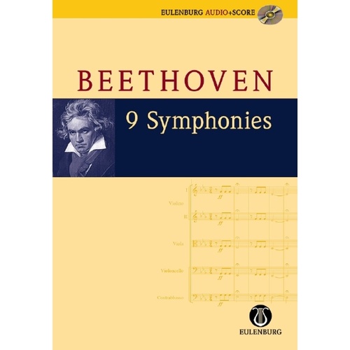 Beethoven - 9 Symphonies Study Score+Audio Slipcase