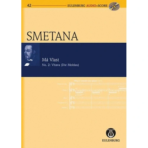 Smetana - Die Moldau Study Score BK/CD Eulenburg Audio+Score Series