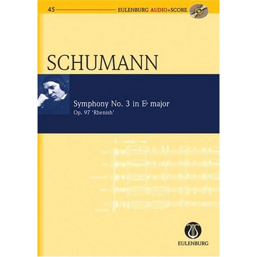 Schumann - Symphony No. 3 Op. 97 Study Score with CD