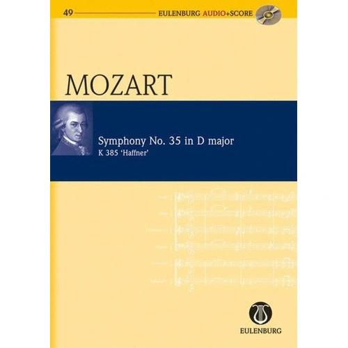 Mozart - Symphony No. 35 K 385 Haffner Study Score with CD