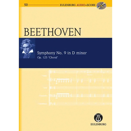 Beethoven - Symphony No 9 Op 125 Study Score Book/CD