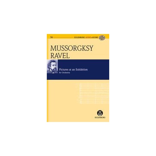 Mussorgsky - Pictures at an Exhibition Study Score BK/CD