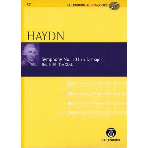 Haydn - Symphony No 101 The Clock Study Score Book/CD
