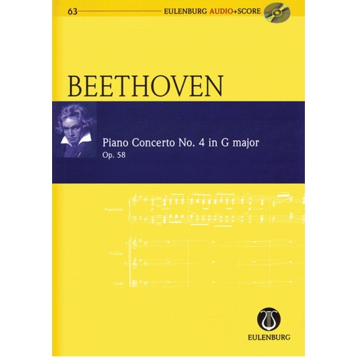 Piano Concerto No 4 Op 58 G Book/CD Book