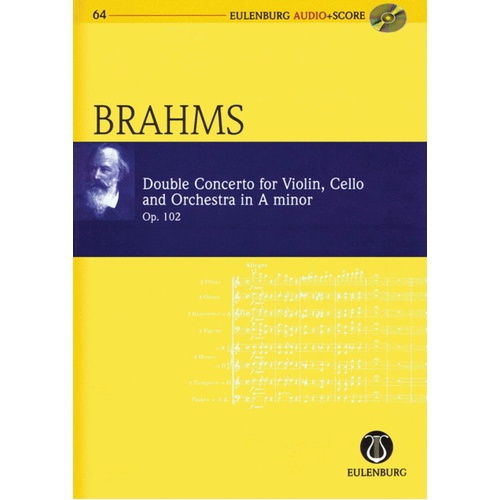 Double Concerto Op 102 A Min Violin Vc Orch Book/CD Book