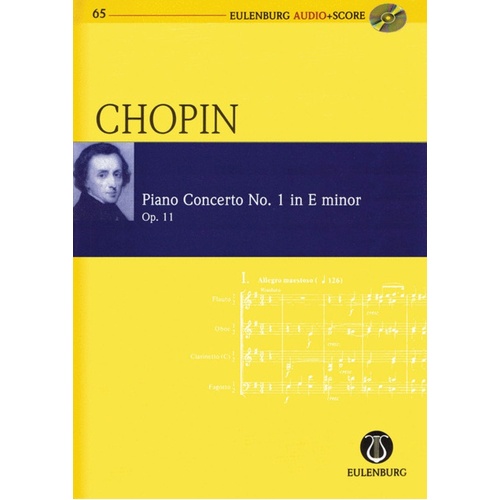 Piano Concerto No 1 Op 11 E Min Book/CD Book