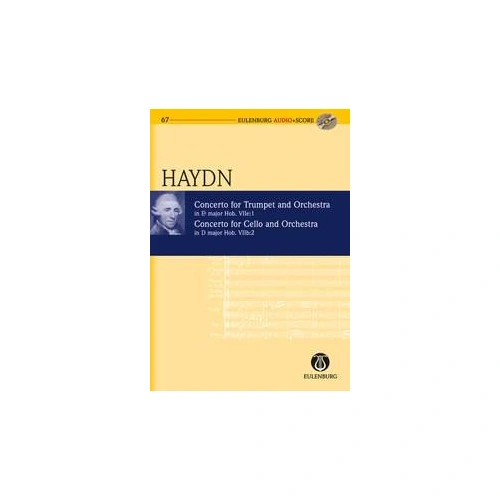 Eulenburg Audio+Score: Trumpet Concerto Eb Major & Cello Concerto D Major Study Score with CD