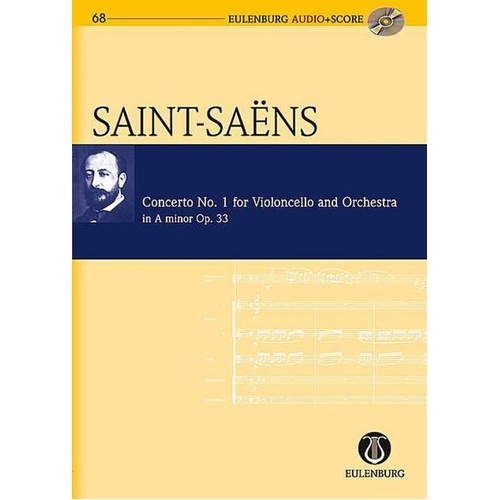 Cello Concerto No 1 Op 33 A Min Book/CD Book