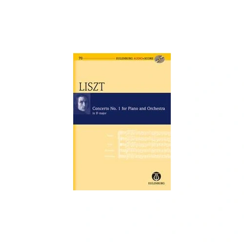 Liszt - Piano Concerto No 1 in E Flat Study Score BK/CD