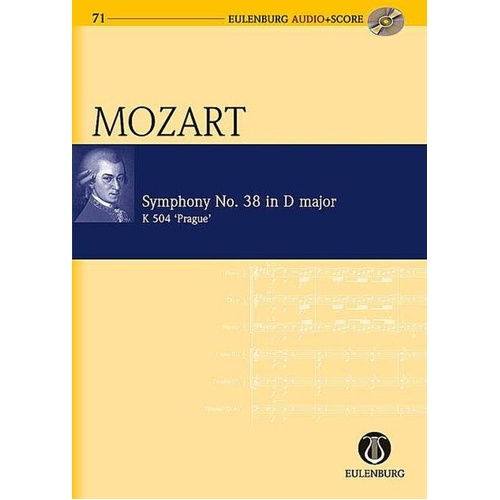 Symphony No 38 K 504 D Prague Book/CD Book