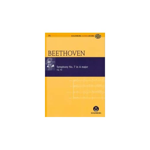 Beethoven - Symphony No. 7 A Major Op. 92 Study Score with CD
