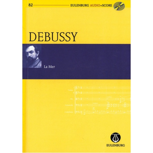 Debussy - La Mer Study Score Book/CD