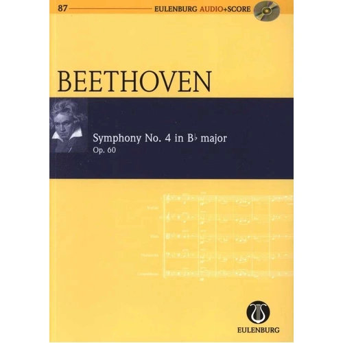 Beethoven - Symphony No 4 Op 60 Study Score with CD