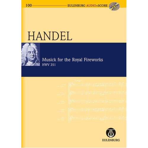 Music For Royal Fireworks Hwv 351 Study Score Book/CD (Music Score/CD) Book
