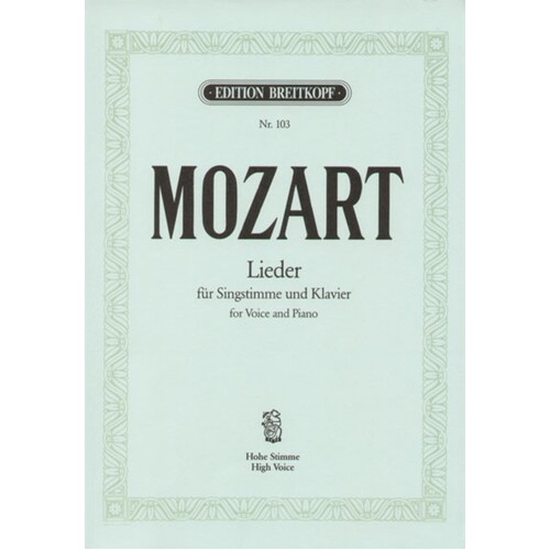 Lieder For High Voice