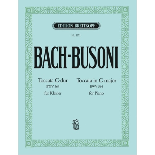 Toccata C Bwv 564 Arr Busoni