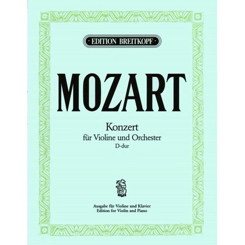 Concerto No 2 D K 211 Violin Piano (Softcover Book)
