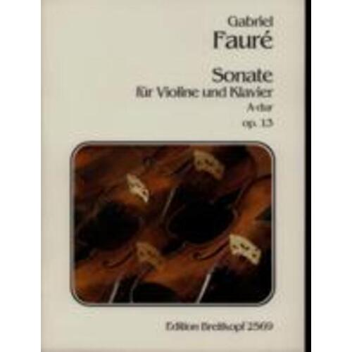 Sonata Op 13 A Violin/Piano (Softcover Book)