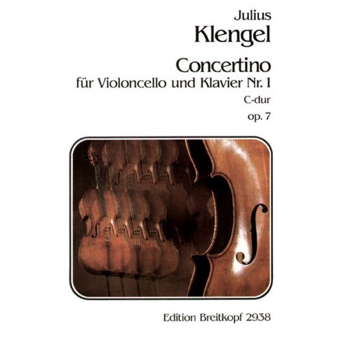 Klengel - Concertino No 1 C Op 7 Cello/Piano (Softcover Book)