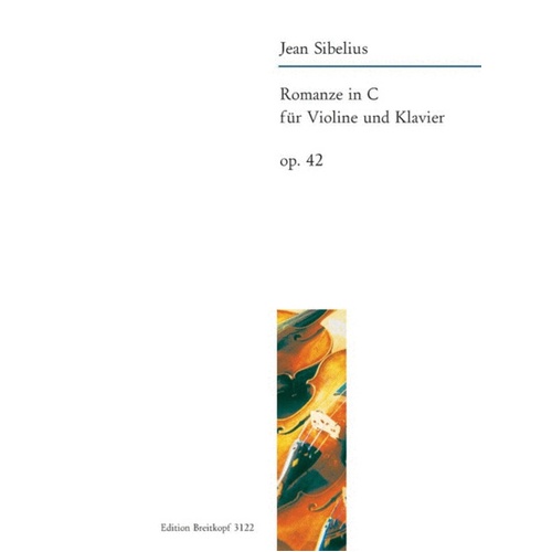 Romance Op 42 C Violin Piano Book