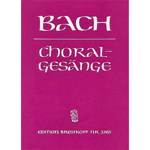 Chorales 389 Bwv 253-438 SATB