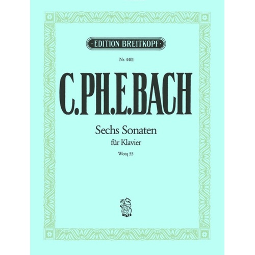 Cpe Bach - 6 Sonatas Wq 55/1-6 Piano