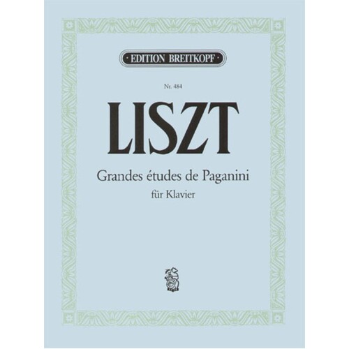 Liszt - 6 Paganini Studies (Softcover Book)