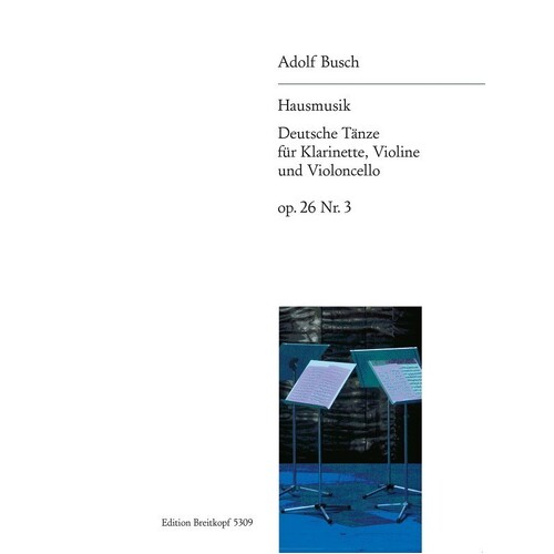 Busch - German Dance Op 26 No 3 clarinet/Violin/Vlc (Set Of Parts) Book