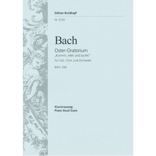 Bach - Easter Oratorio Bwv 249 Vocal Score (Softcover Book)