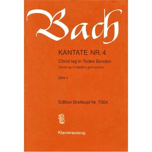 Cantata No 4 Christ Lag In Todes Banden Tenor