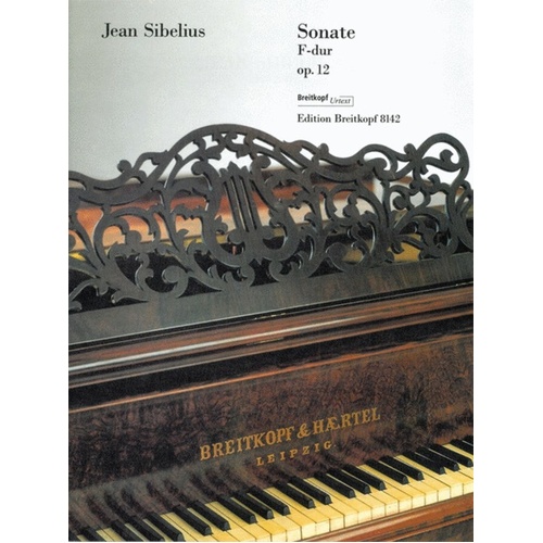 Sibelius - Sonata In F Major Op 12 For Piano