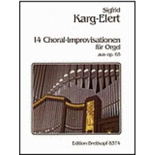 Choral Improvisations 14 From Op 65 (Softcover Book)