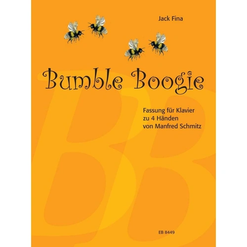 Bumble Boogie Piano Duet by Jack Fina, Publisher: Breitkopf & Härtel, 16 Pages
