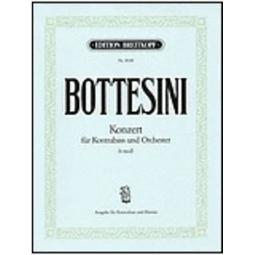 Concerto No 2 B Min Ed Trumpf Double Bass/Piano (Softcover Book)