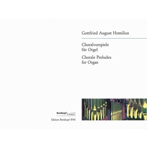 Choral Preludes For Organ Ed Albrecht Urtext