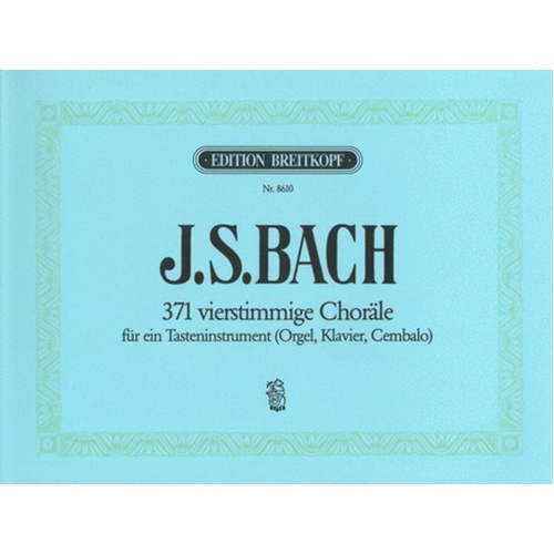 Chorales 371 4 Part