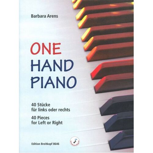One Hand Piano 40 Pieces For Left Or Right Hand (Softcover Book)