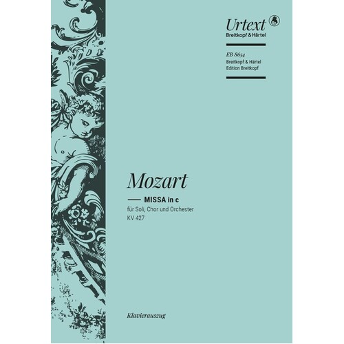 Mozart - Mass In C Minor K 427 Vocal Score (Softcover Book)