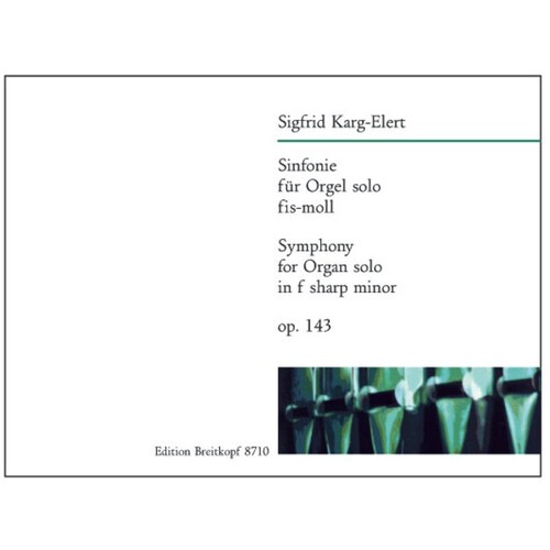 Symphony For Organ Solo Op 143 F Min Book