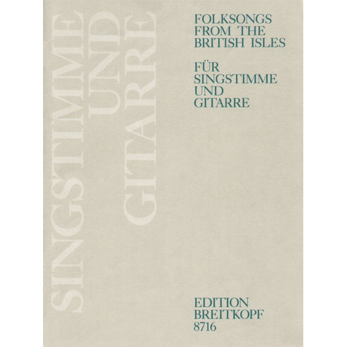 Folksongs From The British Isles High Med Guitar Book