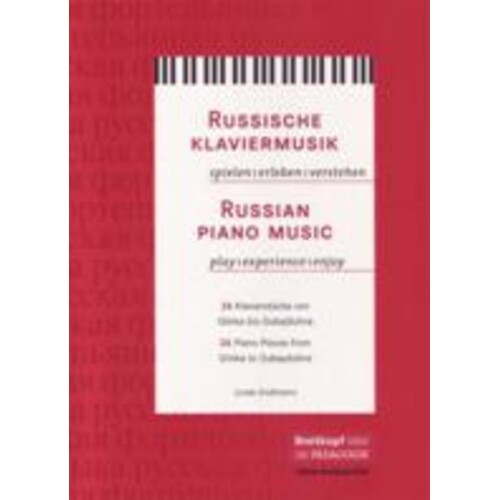 Russian Piano Music Glinka To Gubaidulina (Softcover Book)